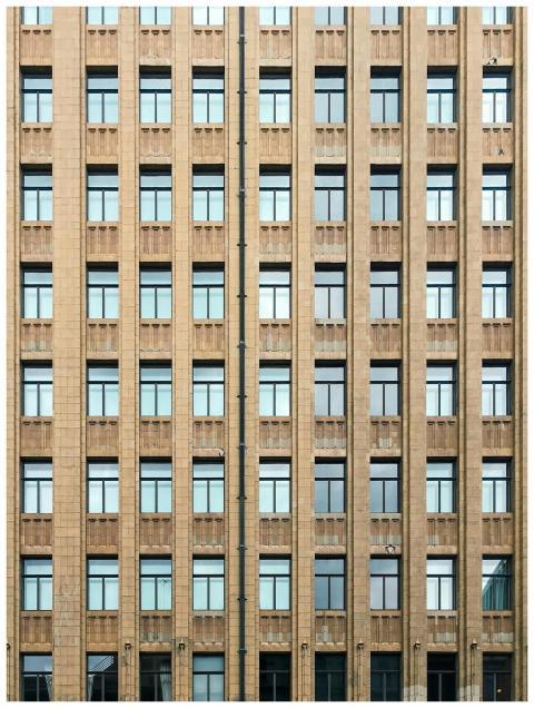 Captivating art deco building facade in Sydney, sh