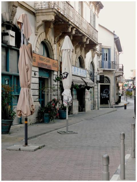 Explore a quaint historic street in Limassol with