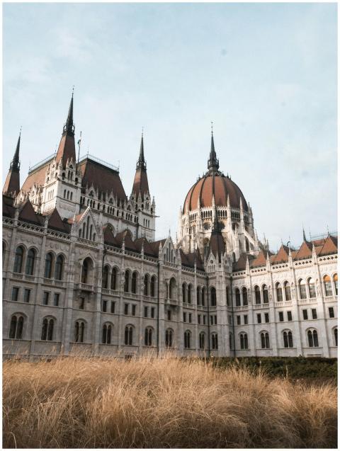 The iconic Hungarian Parliament Building captured