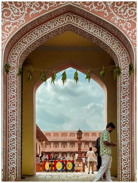 Ornate Archway Jaipur Palace