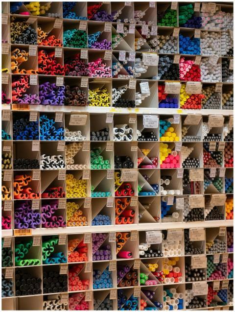 Colorful Art Supplies Organizer