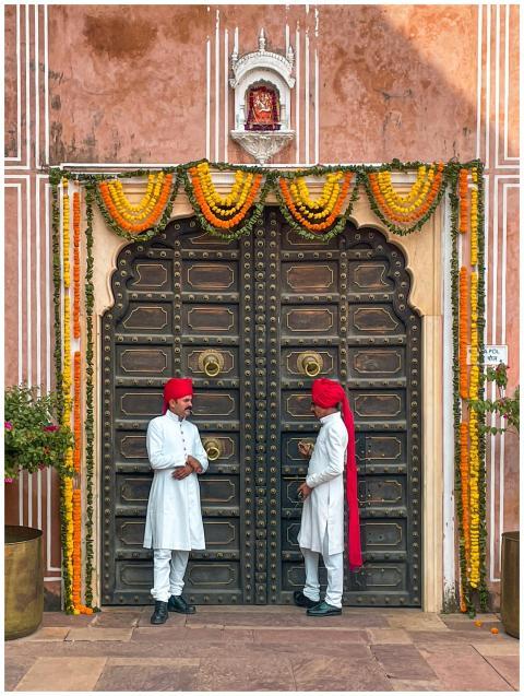 Traditional Indian Doorway Jaipur