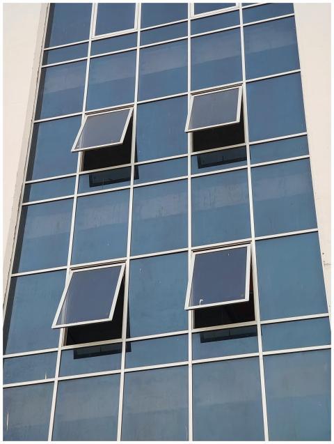 Modern Blue Glass Building