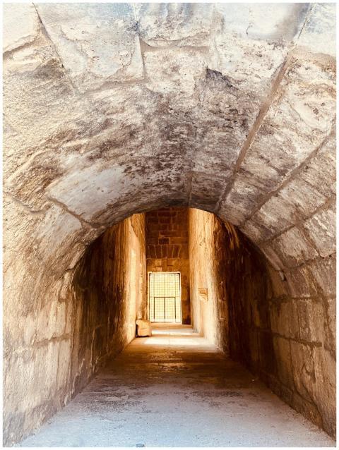 Ancient Stone Tunnel Natural