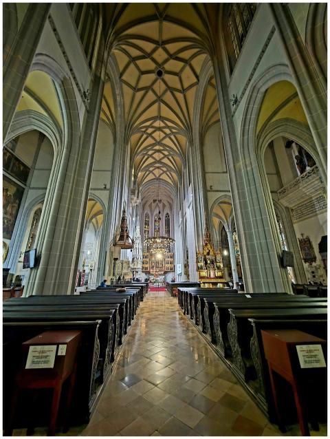 Gothic Cathedral Interior Vaulted