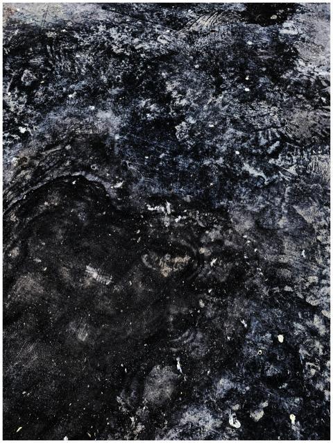 Close-up view of rugged stone surface texture show