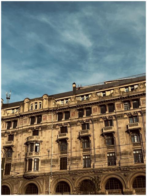 Stunning architecture of a historic European build