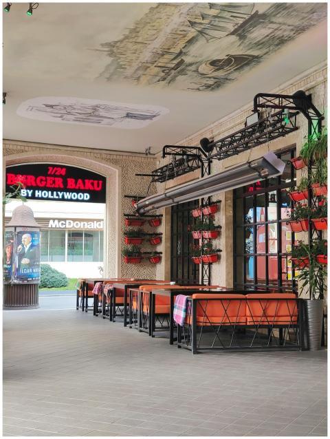 Modern Outdoor Restaurant Seating