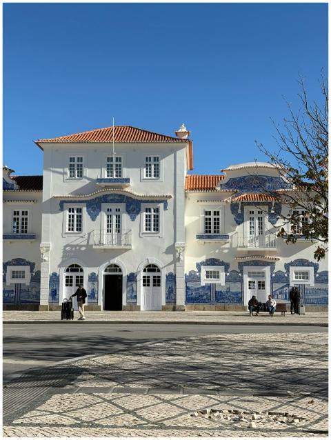 Azulejo Decorated Building Aveiro
