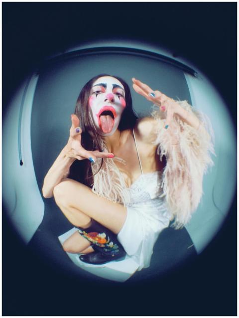 Artistic Portrait Woman Clown