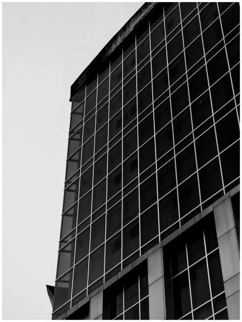 Modern Urban Architecture Black