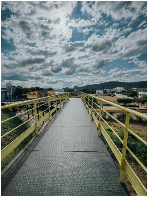 Sunny Sky Over Industrial