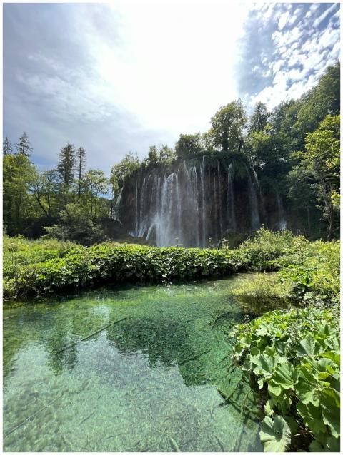Waterfall Plitvice Lakes National