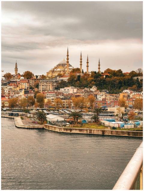 A beautiful view of Istanbul showcasing the city's