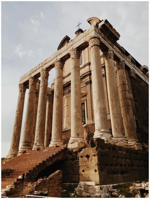 Explore the ancient Roman Forum ruins with iconic