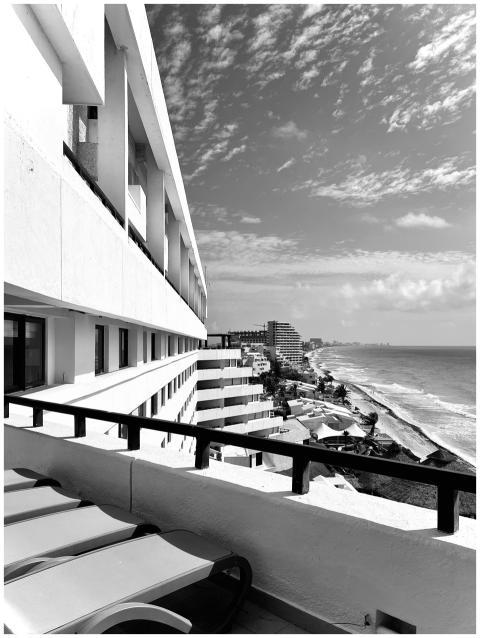 Black White Coastal Hotel