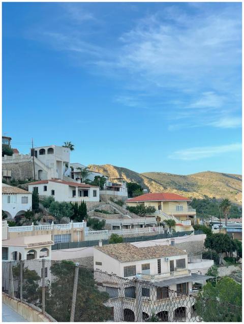 Charming Mediterranean hillside homes with mountai