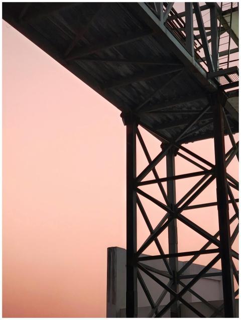 Industrial Metal Structure Against