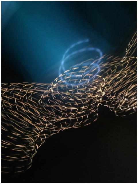 Stunning abstract light painting showcasing vibran