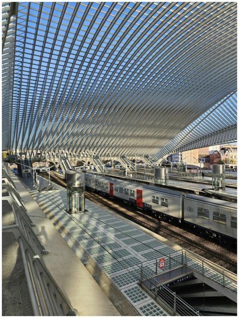 Innovative architecture of Liège-Guillemins railwa