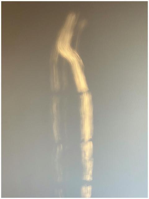 Abstract background of shadow and sunlight on whit