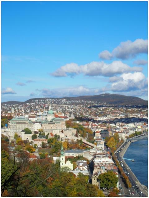Aerial Budapest Buda Castle
