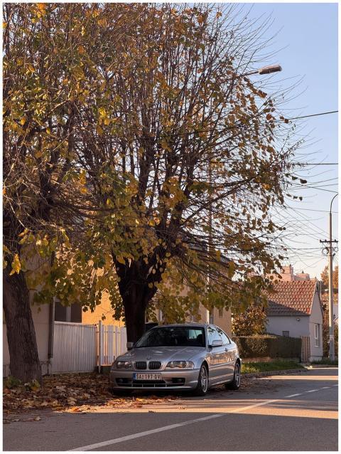 Silver Sedan Parked Quiet