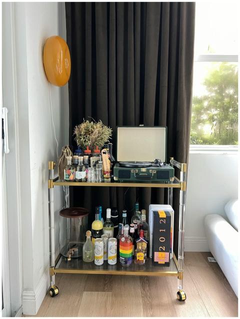 Stylish Home Bar Cart
