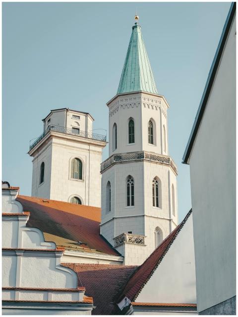 Capture of historical spires and rooftops in Zitta