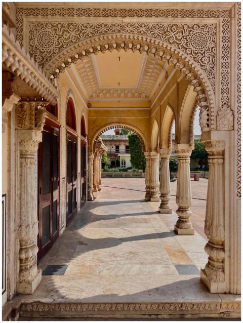 Explore the intricate details of Mughal architectu