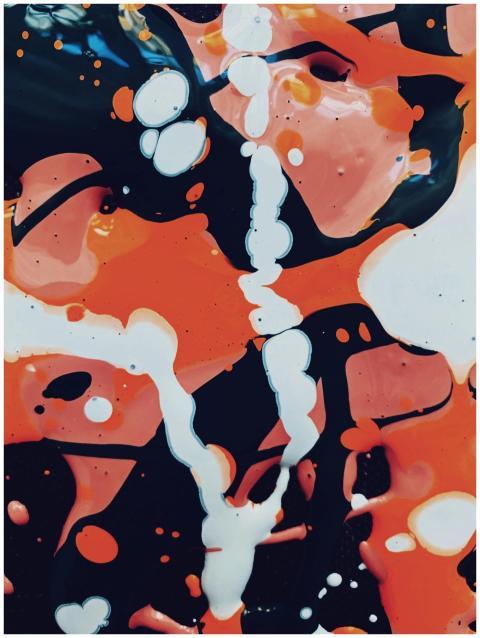 Explore bold, dynamic patterns in vibrant abstract