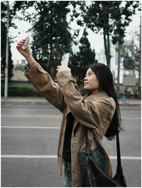 Young Woman Taking Selfie
