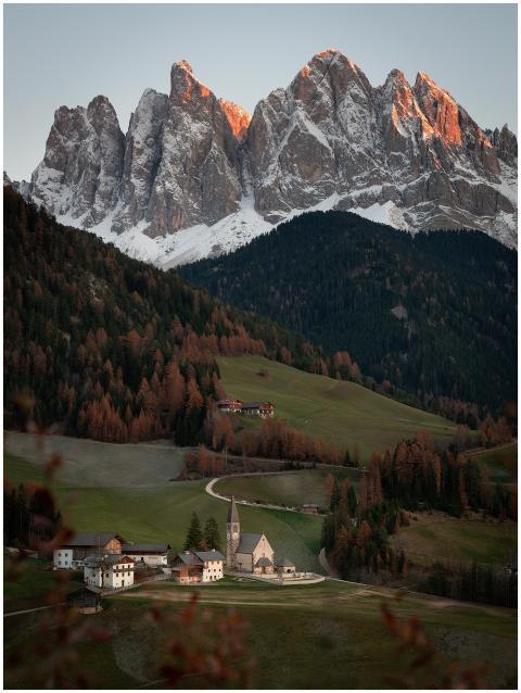 Picturesque landscape of Santa Cristina Valgardena