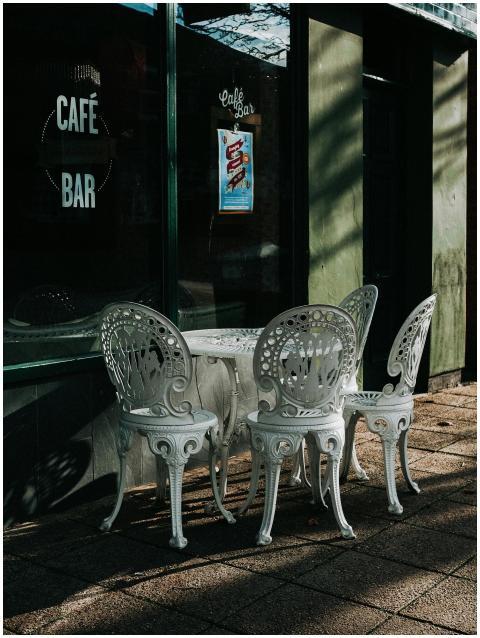 Charming Outdoor Cafe Scene