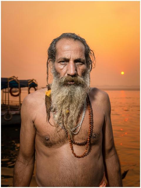 Free stock photo of aarti, baba, bearded man