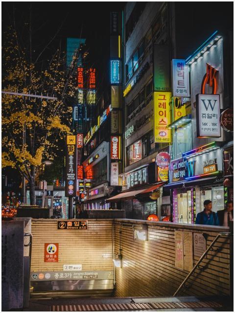 Explore the bustling streets of Seoul, South Korea