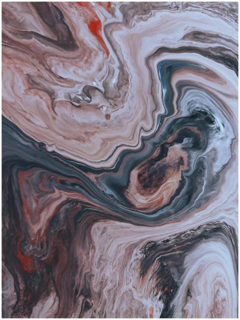 Stunning abstract art piece with marbled texture a
