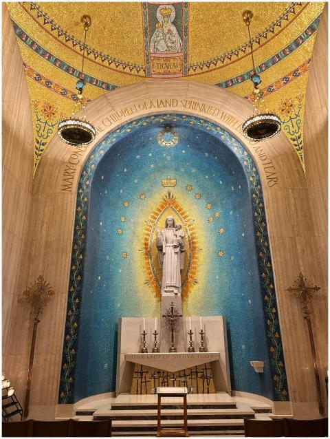 Majestic Altar Virgin Mary