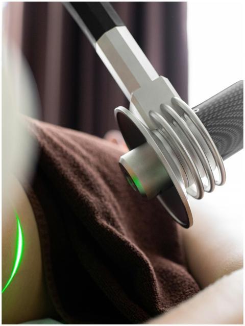 Close-up of laser machine used in a modern medical