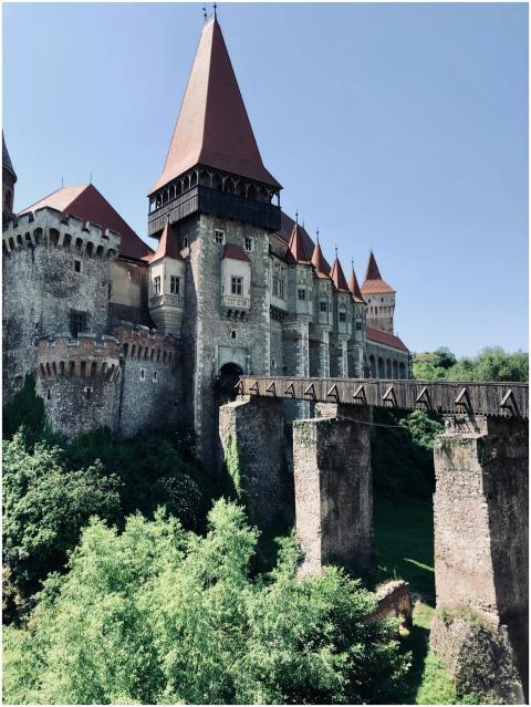 Explore the historic Corvin Castle, a medieval for