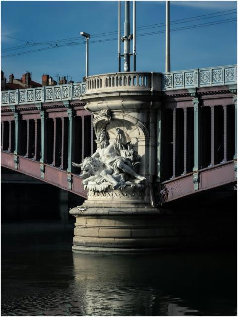 Ornate Sculpture Historical Bridge