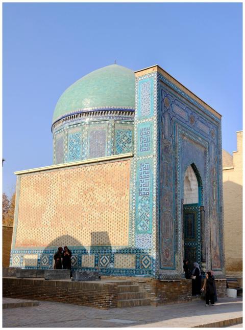 Explore the intricate architecture of Samarkand's