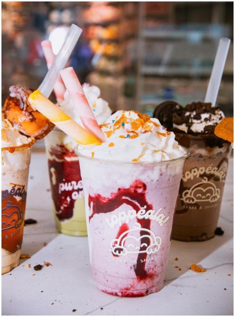 Delicious Milkshakes Whipped Cream