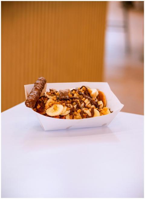 Delicious Belgian Waffle Bananas