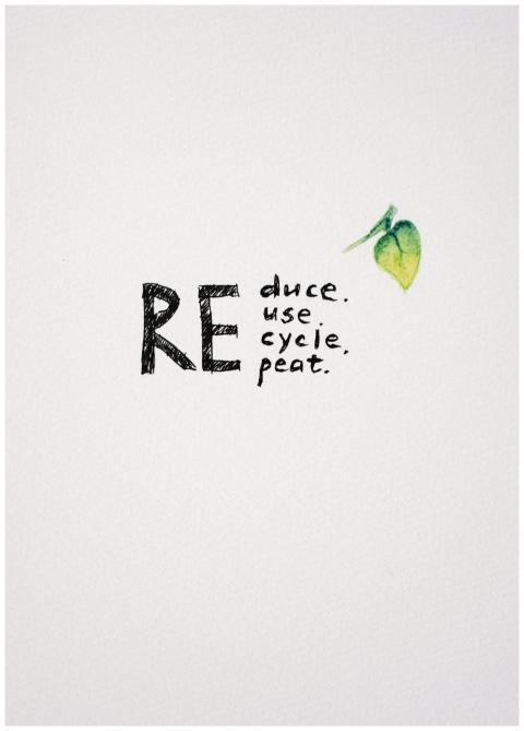 Minimalist design promoting environmental conserva