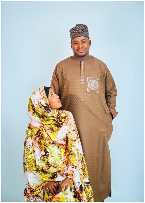 Portrait Couple Traditional African