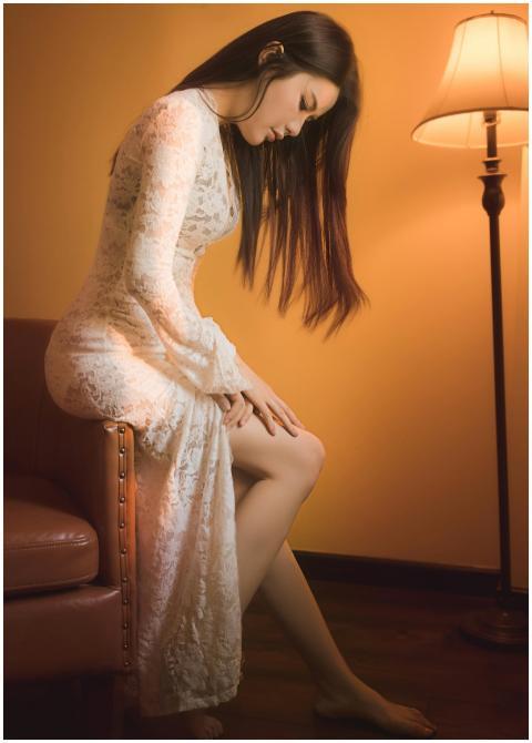 Elegant Woman Lace Dress