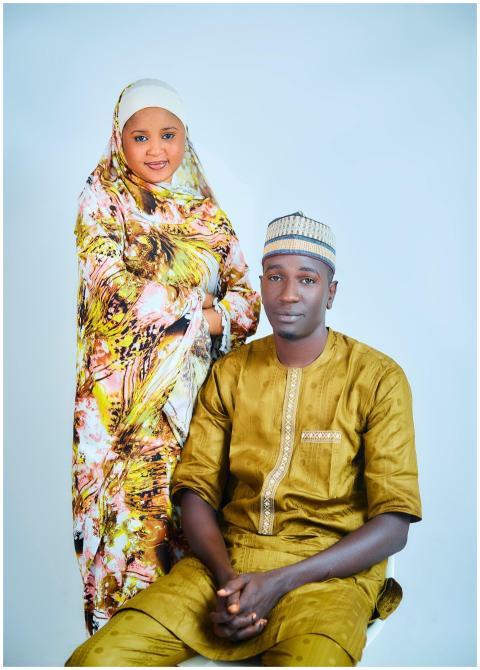 Happy Couple Traditional African