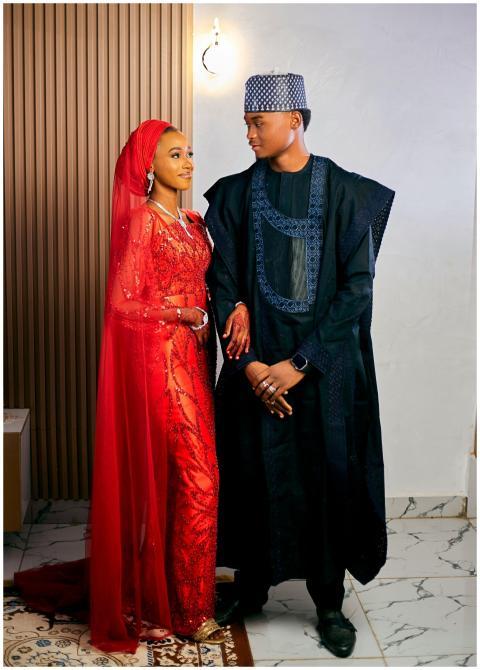 Elegant African Couple Traditional