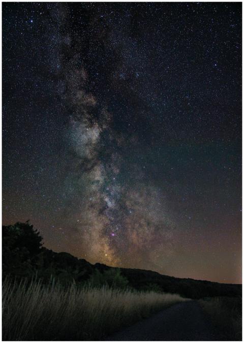 Stunning view of the Milky Way galaxy over Hohndor
